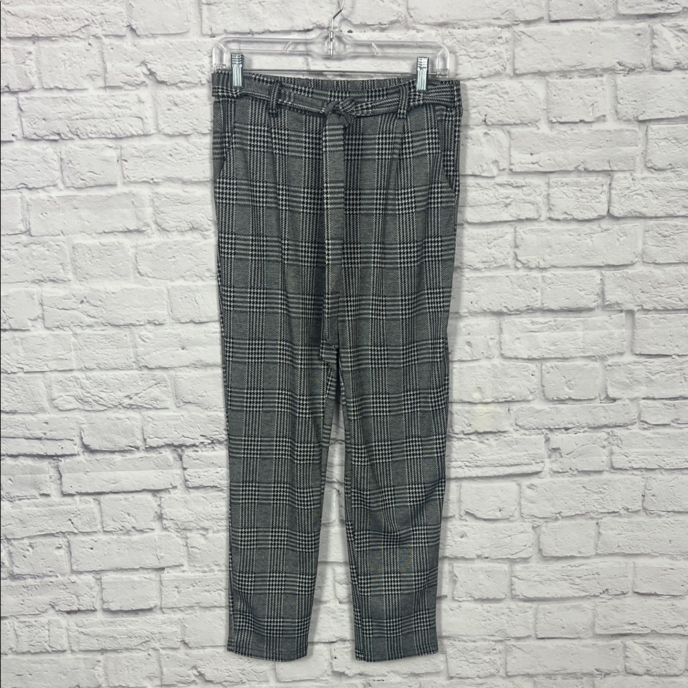 Love Tree  Black and White Checkered Pants